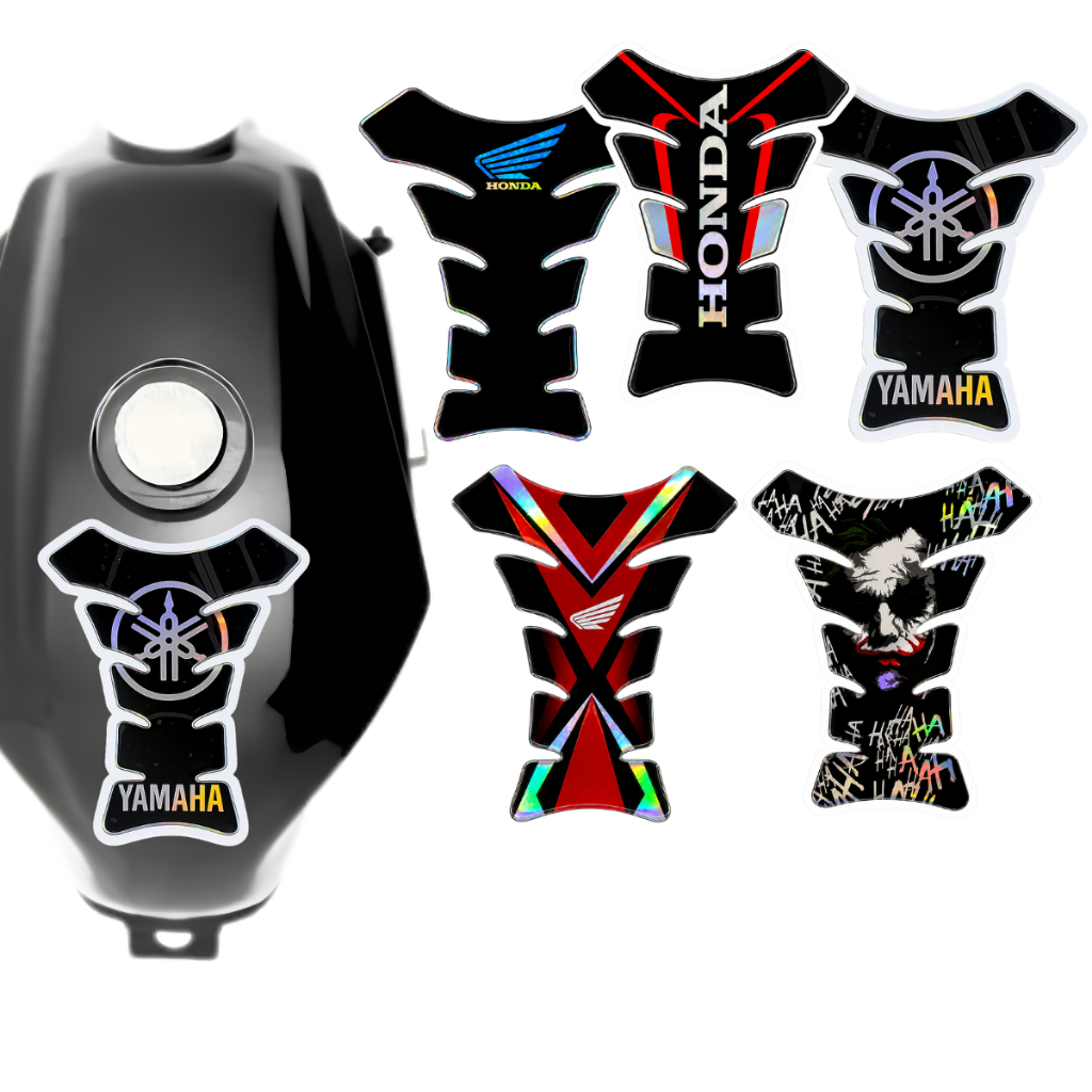 Adesivo TankPad 3d Protetor de Tanque Resinado Alto Relevo Proteção Universal Moto Honda Yamaha