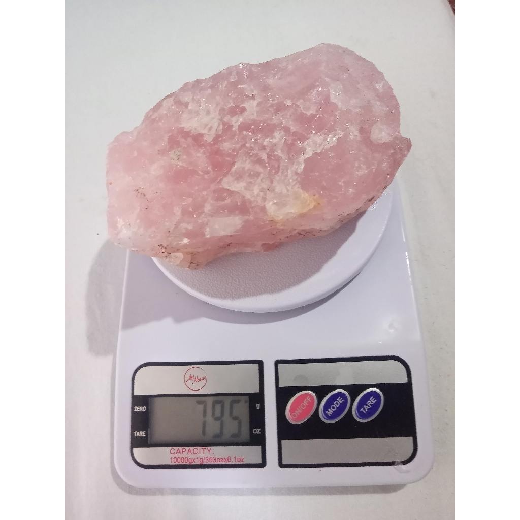 Quartzo Rosa Bruto – Pedra Natural Autoestima, Amor-Próprio e Coração Leve  Pedra bruta