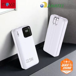Inova Carregador Power Bank 22,5W Portátil 20000mah/10000mah Universal carregamento rápido Saida 2 Cabos