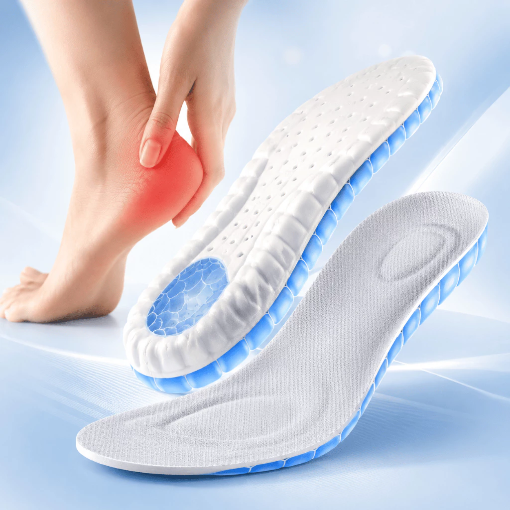 Palmilha Ortopédica 4D Anatômica Alto Conforto Tênis Sapatos — imagem 1