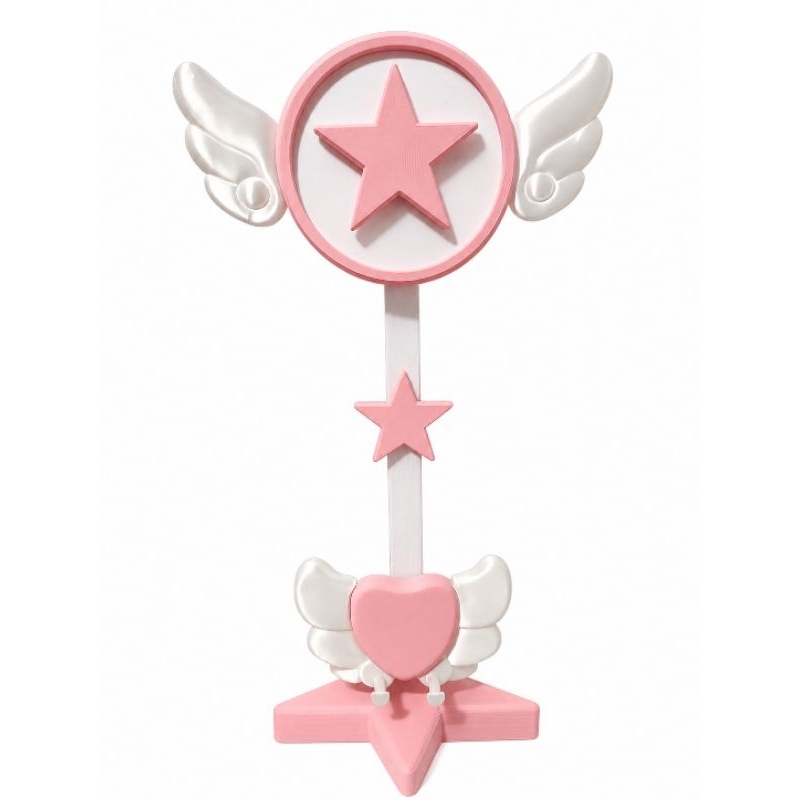Suporte de Fone de Ouvido e Smartphone Fofo Estrela Gamer Girl Magical Girl Holográfico