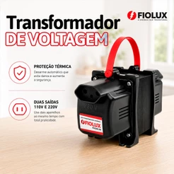 Transformador Bivolt Tranformador Voltagem Tranformador de 110v a 220v Transformador Tomada Fiolux