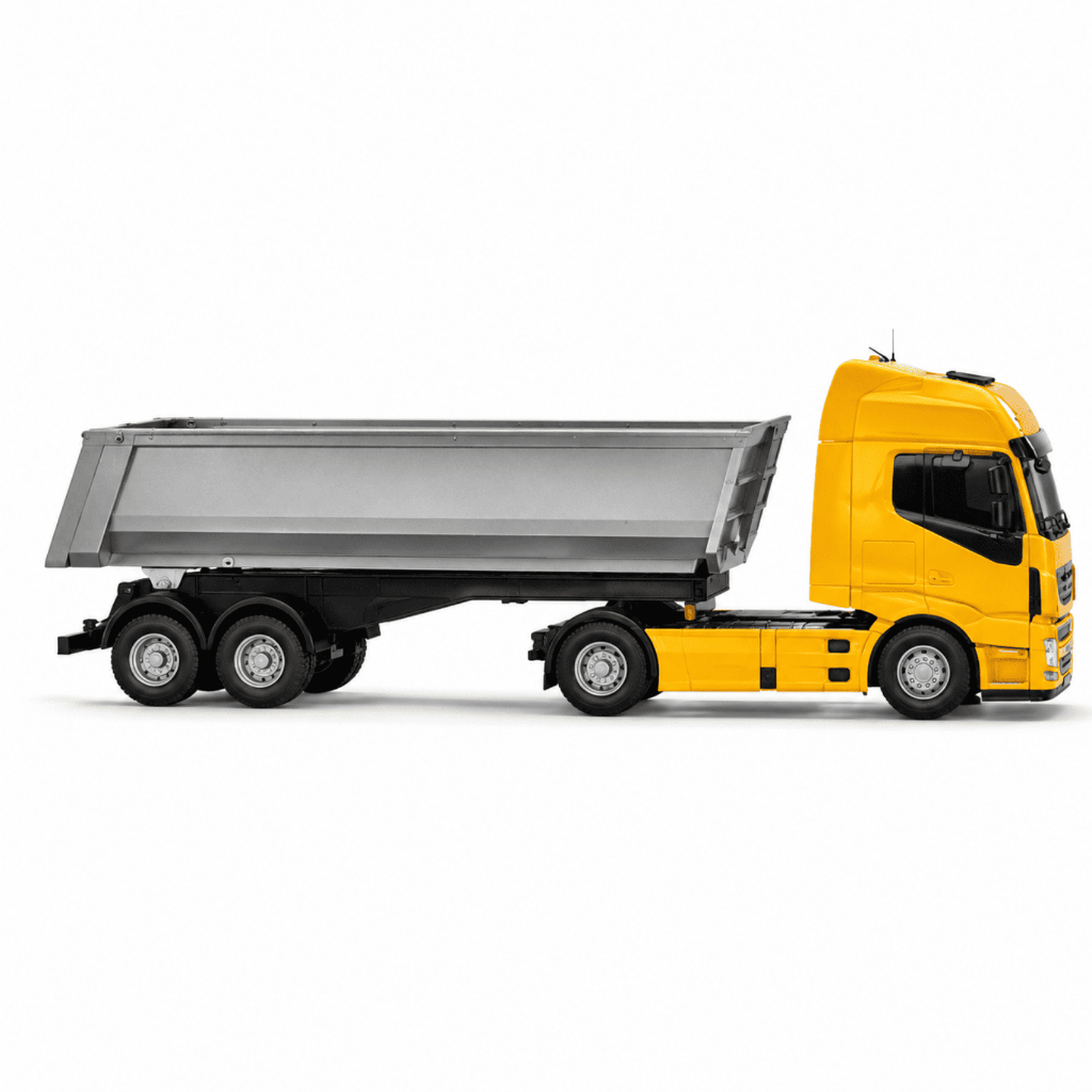 Caminhão Iveco Basculante Truck 2.5 Usual Brinquedos Rodas Livres Caçamba Funcional Infantil 3+