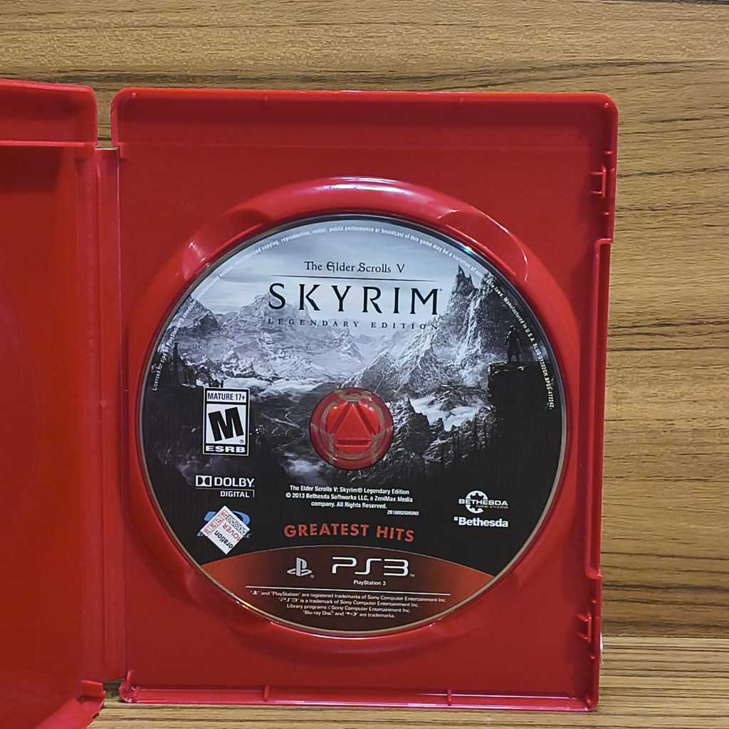 Skyrim Legendary Edition SOMENTE DISCO - PS3 Mídia Física Original
