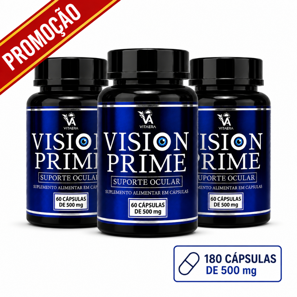 Kit 03 Luteina, Zeaxantina e Astaxantina Vision Prime Vitaminas Suplemento Alimentar