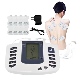 Massageador Elétrico Portátil com Visor LCD 8 Níveis de Intensidade Vários Modos de Massagem