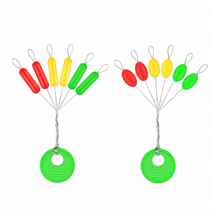 Stopper Mix Color Para Pesca Kit com 60 unidades