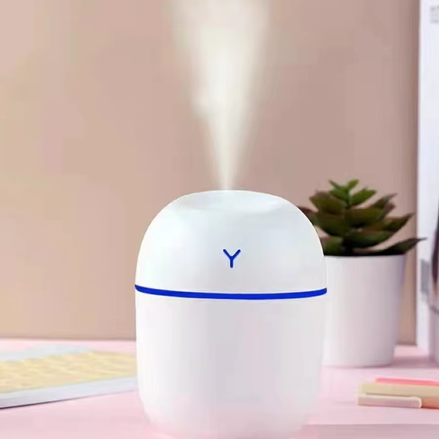 Umidificador Portátil Egg USB com Iluminação LED Multicolorida 130ml