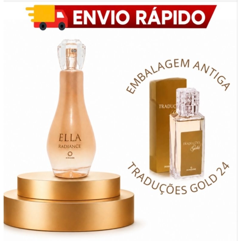 Ella Radiance Hinode Perfume Feminino 100ml Original Longa Duração  ANTIGO TRADUÇÕES GOLD N°24