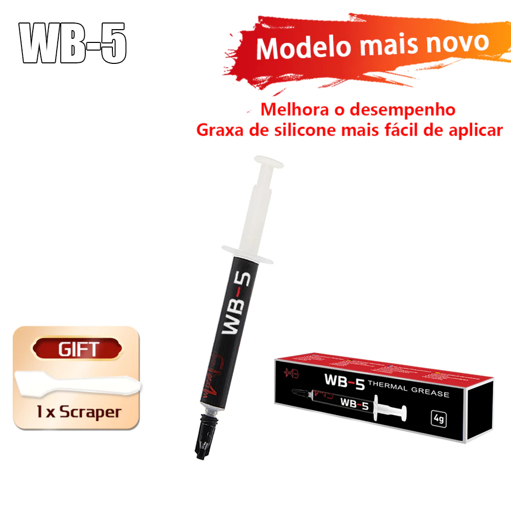 Thermal Paste WB-4 WB 4 4g 17 W /M-k For CPU GPU HeatSink Cooling Cooler Thermal Grease Compound