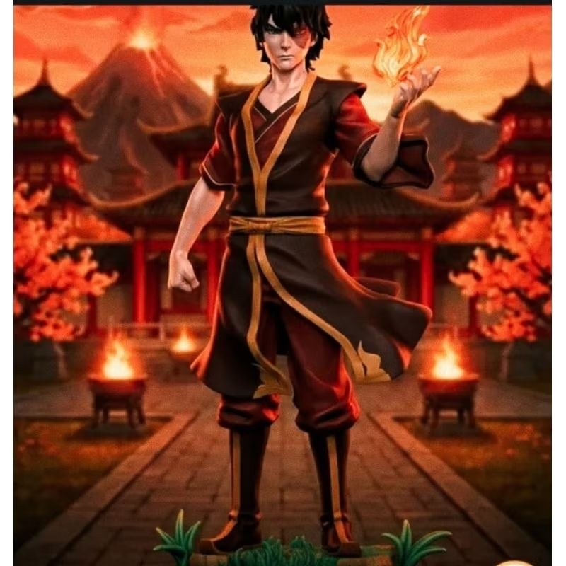 Action figure Zuko - série Avatar Anng Colecionável
