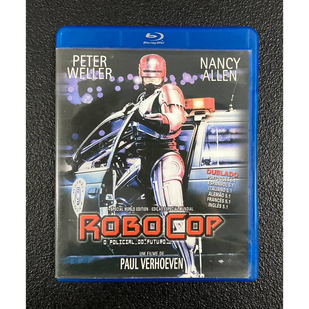 Blu Ray Robocop O Policial do Futuro (1987) - Peter Weller, Nancy Allen, Paul Verhoeven