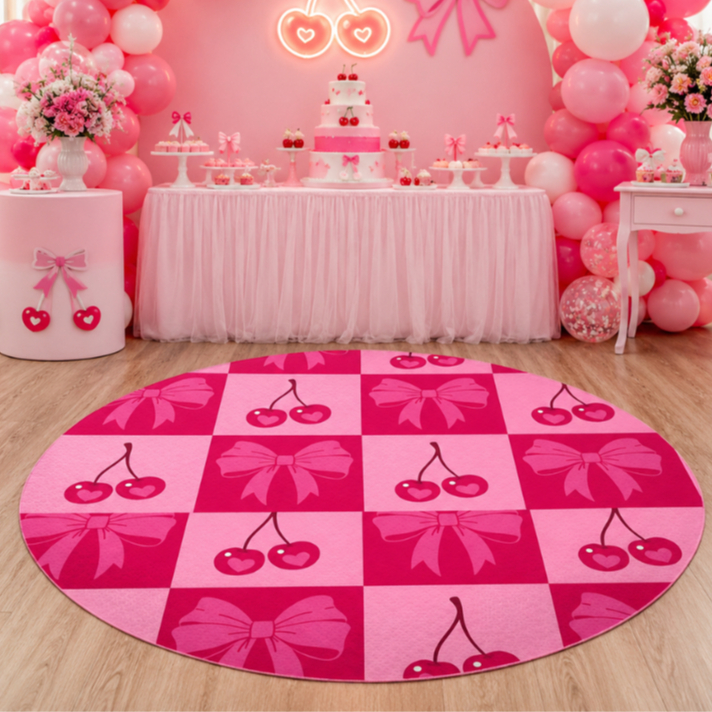 Tapete Decorativo 1,40 x 1,40 Antiderrapante Festa Infantil Vários Temas Personagens Bibi Painéis