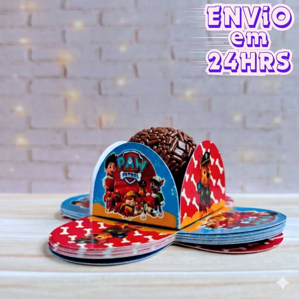 50-200 Forminhas de Doces Personalizadas PATRULHA CANINA - Kit Lembrancinhas Para Festa Infantil