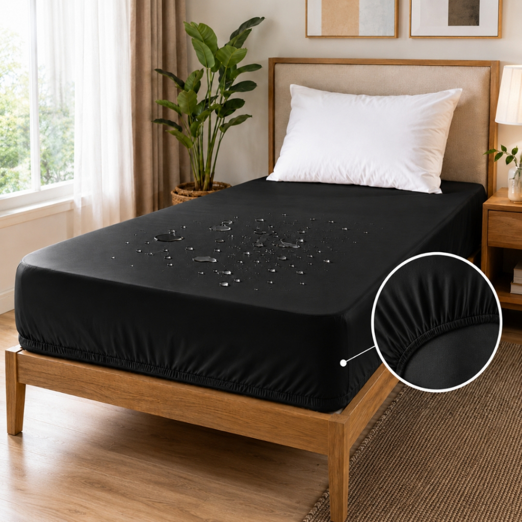 Capa Protetora Antialergica 100% Impermeável Solteiro Varias Medidas Elástico Cama Box