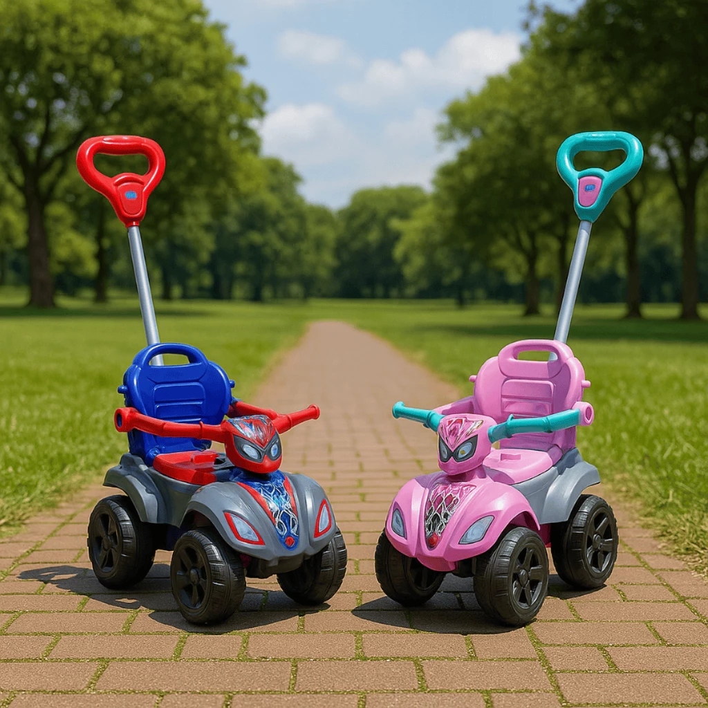 Quadriciclo Infantil Tipo Aranha Cestinha Passeio Diversão Criança Pedal Brinquedo