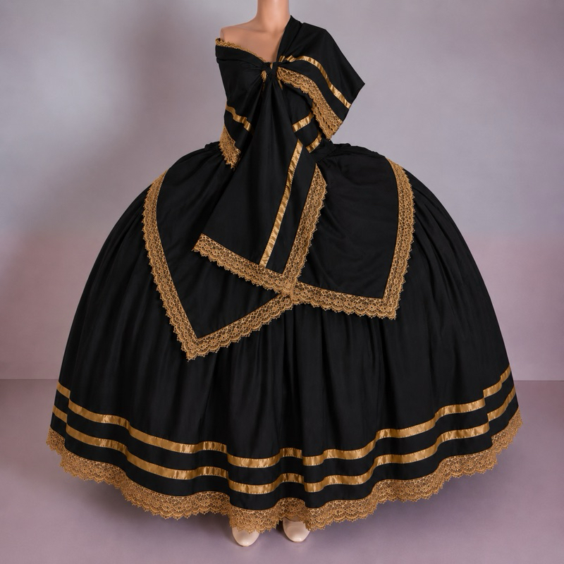 Roupa de ração - Pombogira - Maria Padilha - Rosa Caveira  - Sandália de prata - Menina - Mulambo