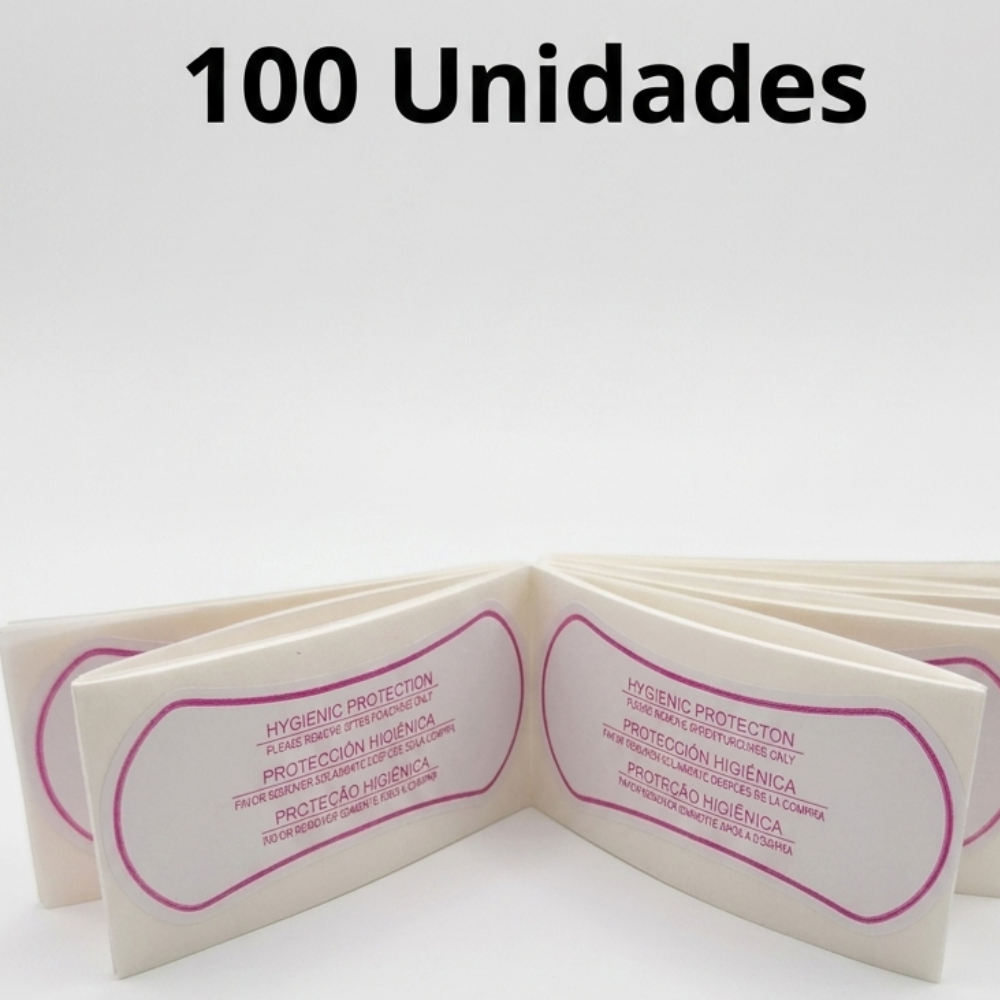 Kit 100 Protetores Higiênicos Descartáveis para Calcinha Biquíni Lingerie Loja