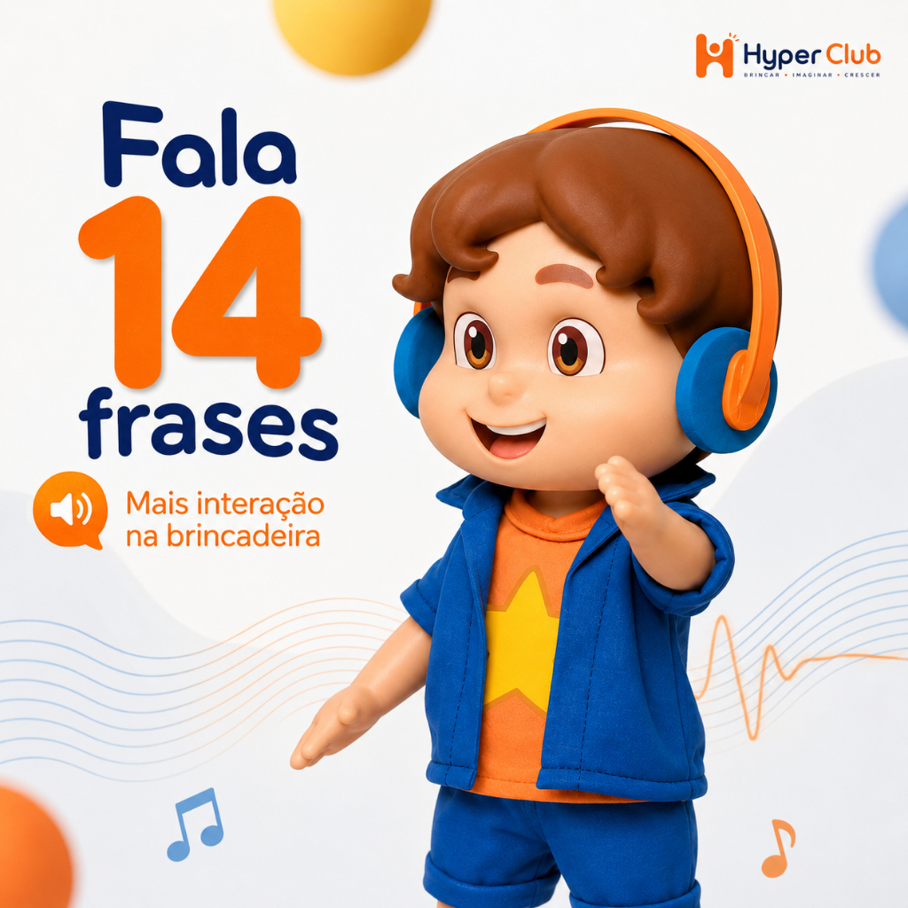 Brinquedo Boneco Jp João Pedro Youtuber Kids Oficial Infantil Com Falas 32cm — imagem 2 de 2
