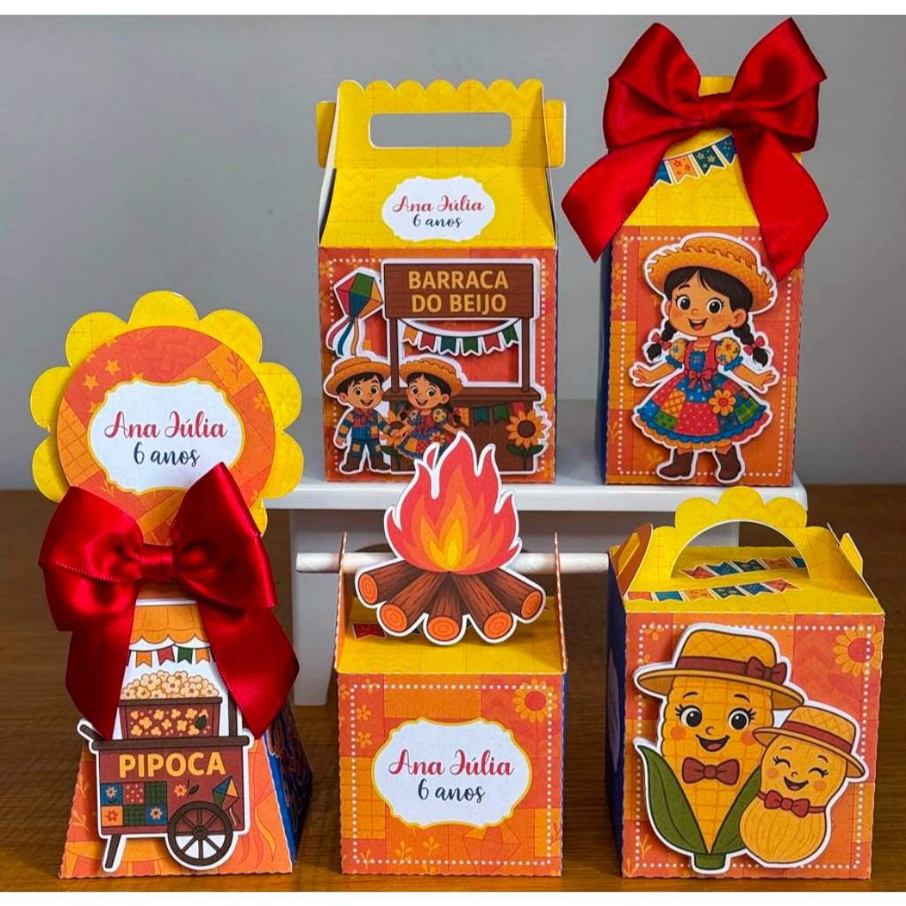 Kit Festa Junina Personalizado,  para Lembrancinhas Infantil ARRAIA, aniversario menina, PEGUE MONTE