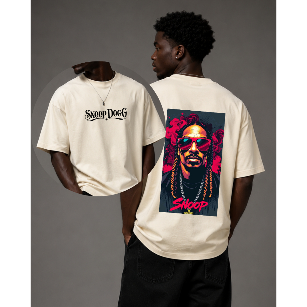 Camiseta Oversized Masculina Streetwear | Estampa Rap Hip Hop | Camiseta Urbana Unissex Premium