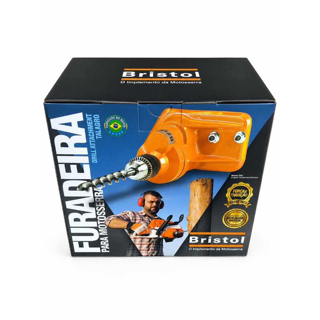 Furadeira Para Motosserras Marca Bristol Compativel Com Motosserras Sthil Completa Com Broca Nova Na Caixa