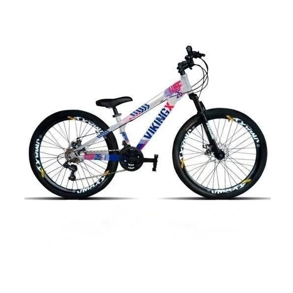 Bicicleta aro 26 Vikingx Tuff X-25 do Grau Freeride aros vmaxx Wheeling RL