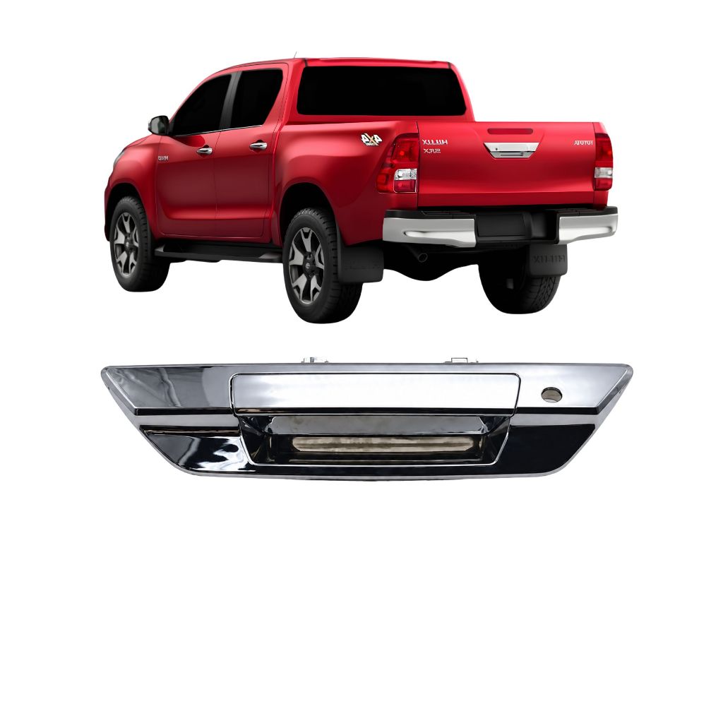 Maçaneta Hilux Tampa Traseira Cromada 2016 2017 2018 A 2020