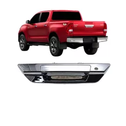 Maçaneta Hilux Tampa Traseira Cromada 2016 2017 2018 A 2020