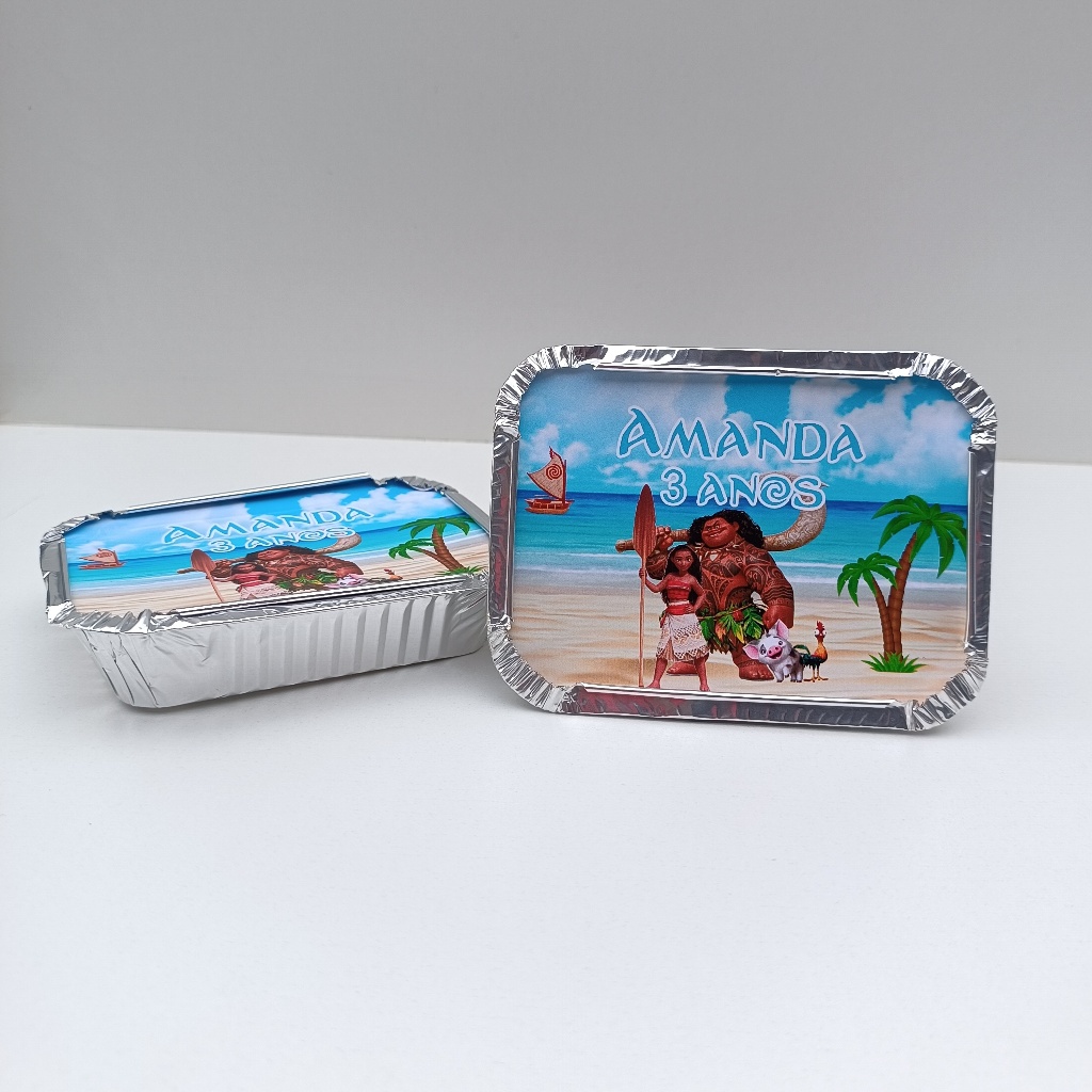 Marmitinha Personalizada Moana l Princesas Disney l Marmita Personalizada l Lembrancinhas Personalizada l Festa Infant