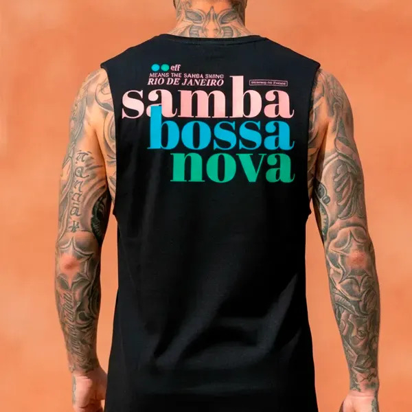 Regata Machão EFF Bossa Nova | Algodão | Tingida | Estonada | Masculina | Academia | Treino | Longline