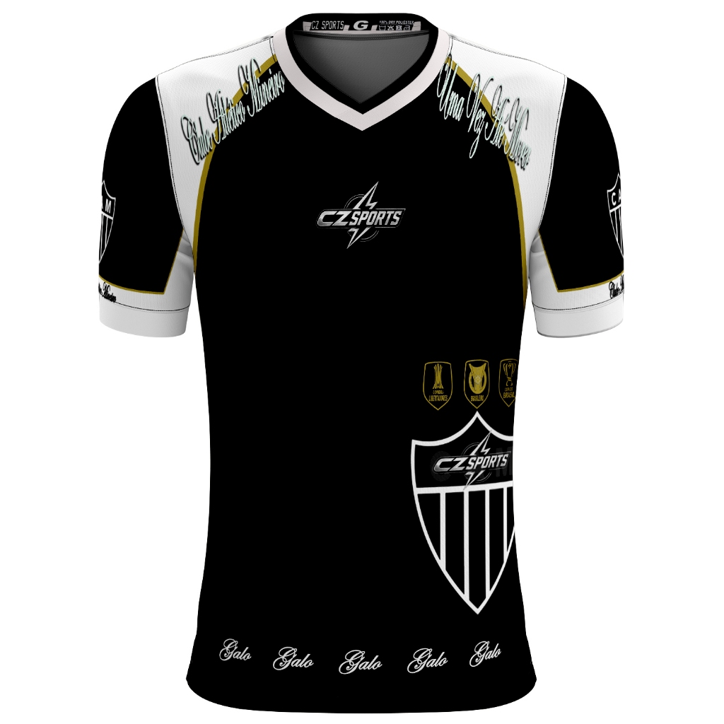 camisa futebol galo esportiva dry fit camiseta time treino corrida caminhada leve blusa masculina