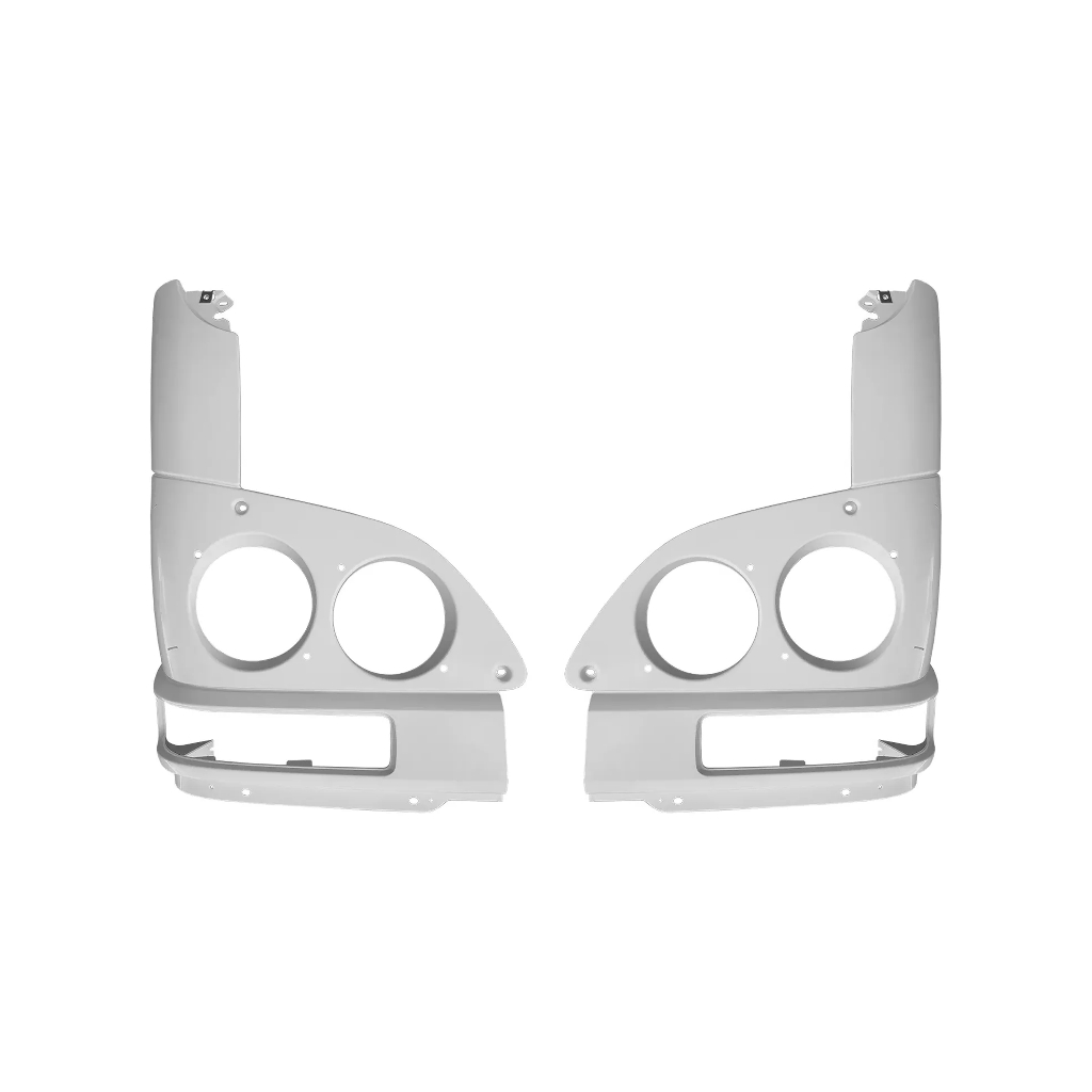 Moldura Bojo Do Farol com Defletor Mb Accelo 815 915 1016