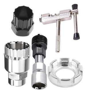 Kit Ferramentas Bicicleta Extrator Corrente Cassete Pedivela Roda Livre