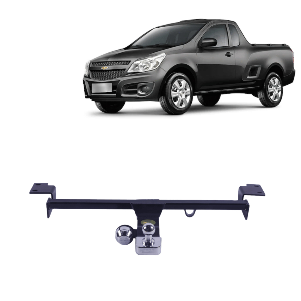 Engate Chevrolet Montana 2011 a 2021 Atos Reboque Rabicho Protetor 400KG