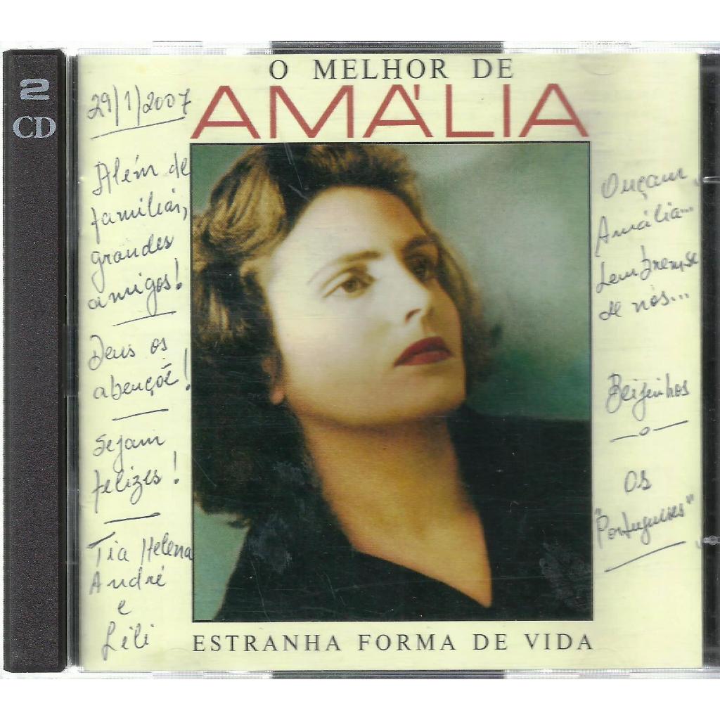 1604 Mcd- Cd 1995 Música- Amália- Estranha Forma De Vida- O Melhor De...- Duplo