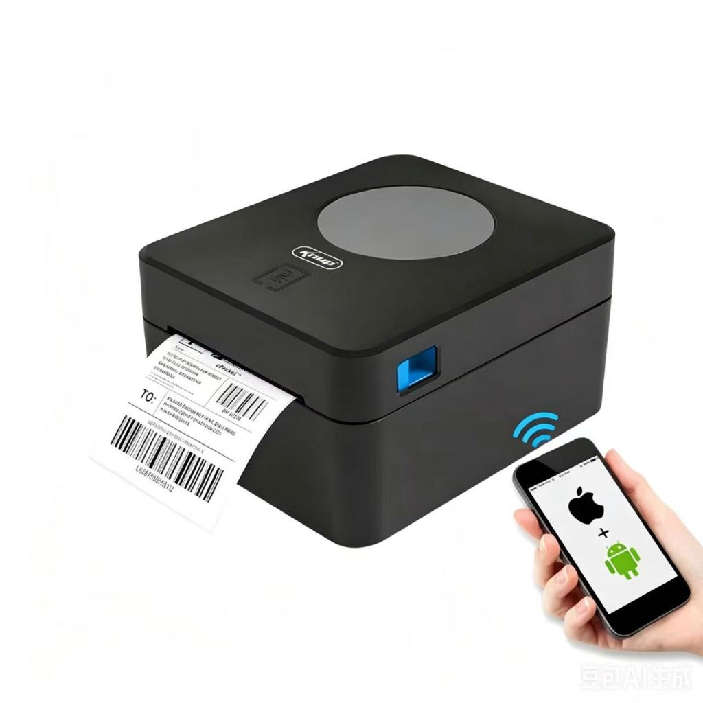Impressora Knup KP-IM608 para Etiquetas 100mm USB Bluetooth 160mm/s
