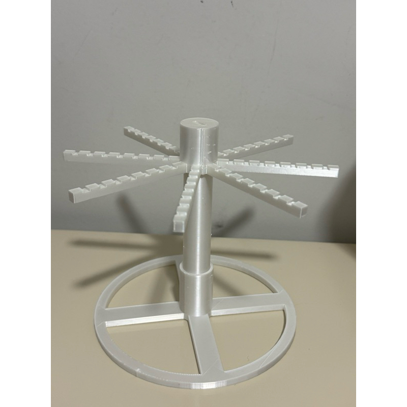 Porta Chaveiros Giratório Expositor Organizador de Mesa para Chaveiros e Bijuterias 15cm