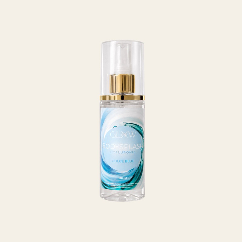 Body Splash Hyaluronic Dolce Blue 150ml Hidratante com Ácido Hialurônico Glow Up