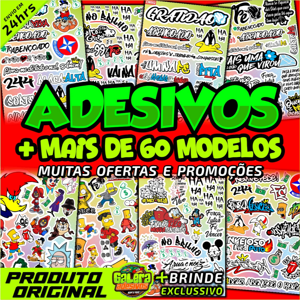 Kit Cartela Adesivo Moto Bike Grau 244 Osascorte Frases Capacete Carenagem Motoqueiro Bag Vinil 59D