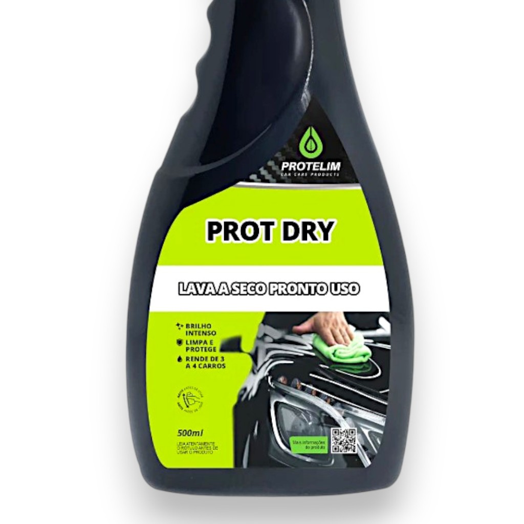 Lava a Seco Automotivo Prot Dry Protelim Limpa e Encera 500ml / 1,5L — imagem 2 de 2