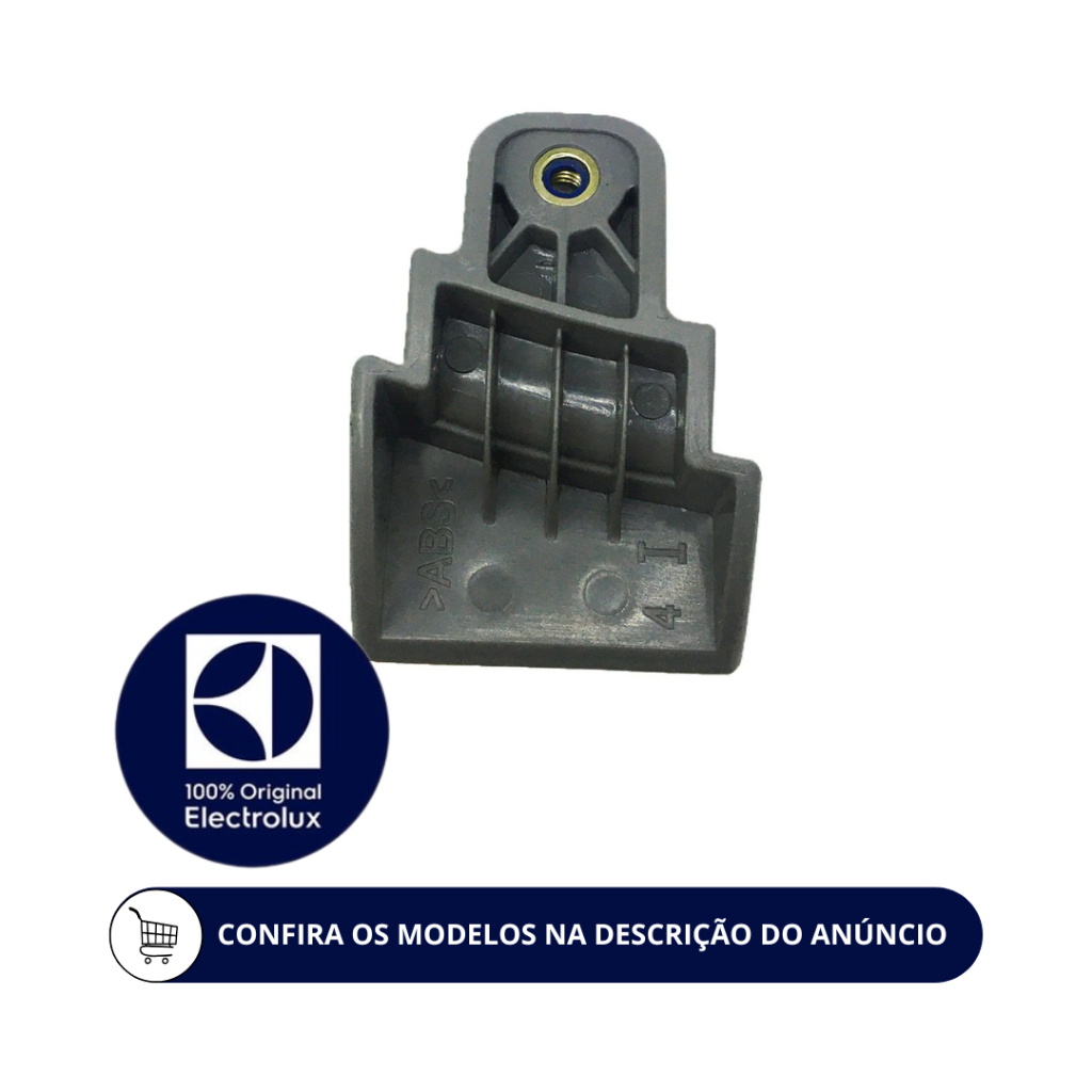 SUPORTE PUXADOR PORTA FREEZER GELADEIRA ELECTROLUX ORIGINAL 67404031 - DB52X - DT52X - IB52X - TF51X - TF52X