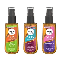 Kit com 3 Óleos de Tratamento Coco, Super Óleos e Multibenefícios