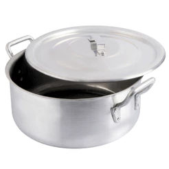 Panela Caçarola Aluminio Polido Profissional 34Cm 14L Nacional