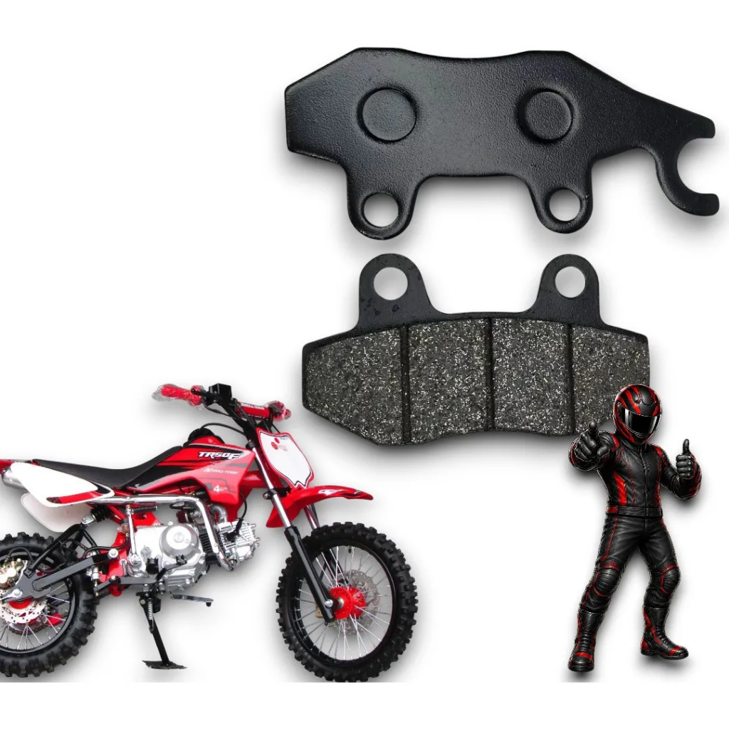 Pastilha Freio Traseiro Tr50 Tr100 Tr125f Mini Moto Protork