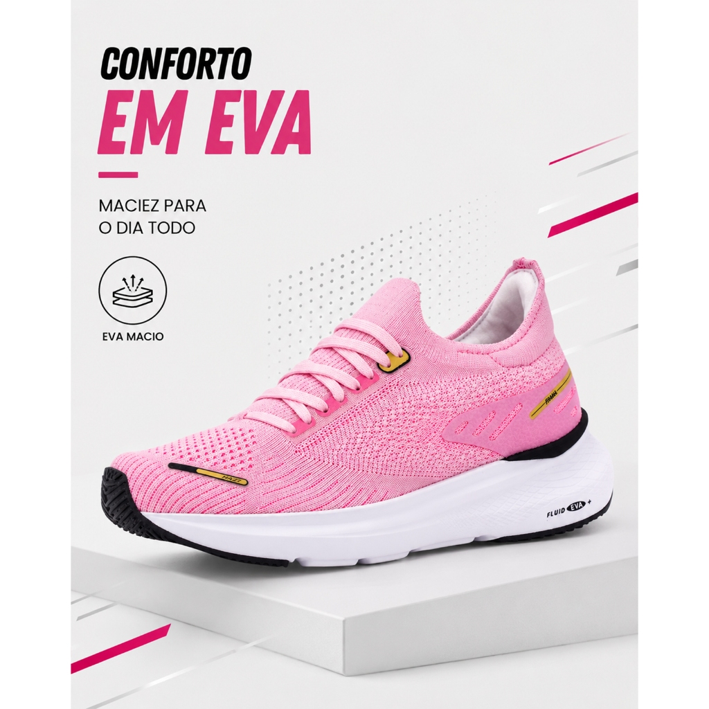 Tênis Rainha Haze Original Confortável Esportivo Leve Urbano Estiloso · foto 2