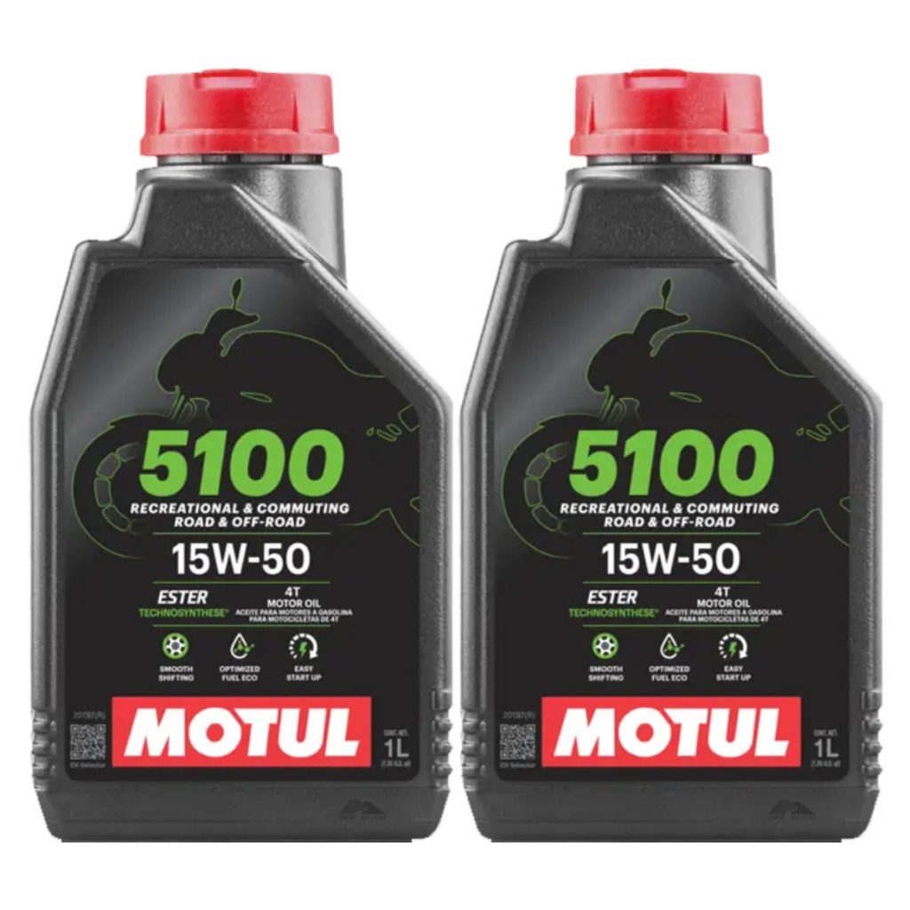 2 Litros Óleo De Motor Motul 5100 15w50 4t Semi Sintético Bmw Suzuki Ktm Ducati