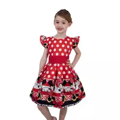 Vestido Tematico Miniee vermelha
