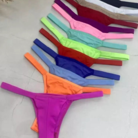Kit 5 Calcinha fio dental Tanga Tirinha  Biquini fio Duplo