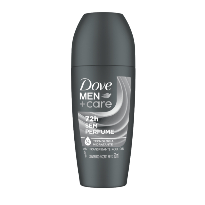 Desodorante Antitranspirante Roll On Dove Men Care Sem Perfume 50ml